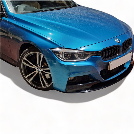 BMW 3 Series F30 F31 Gloss Black Front Splitter 